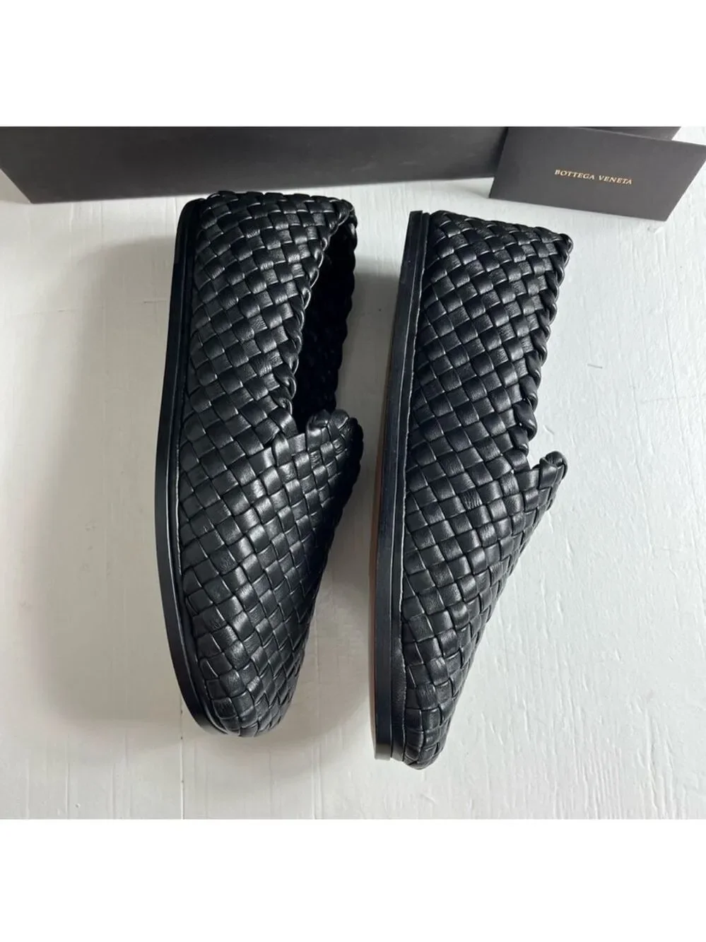 New Bottega Veneta Loafers & Slip-Ons Size 40/7 Black